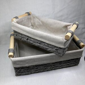 Unbranded Grey and Cream Storage-and-organisation